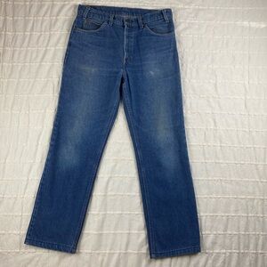 VTG 80s Levi's 509 Jeans Orange Tab Men's Size 34x30 Made In USA Straight Leg